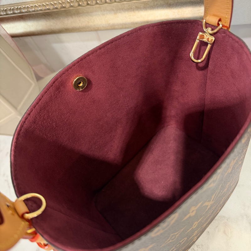 LV 原花金釦AllinBB手提斜背水桶包M12925-6