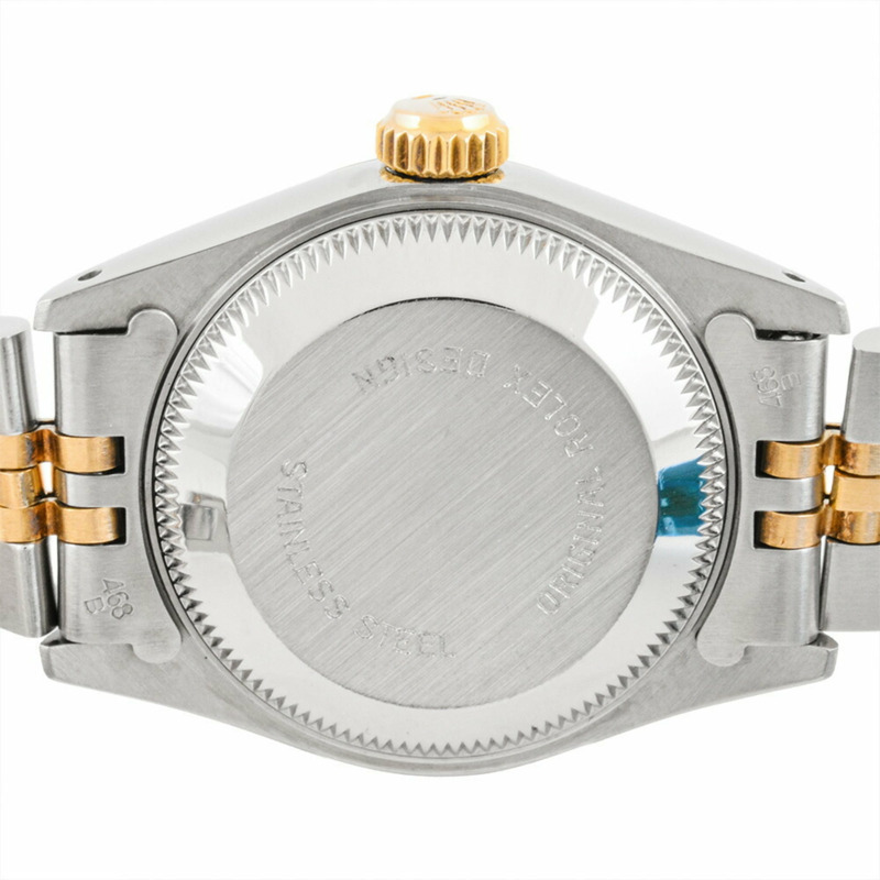 勞力士 Datejust 69173，7 位，85 系列（1984 年製造），自動腕錶，香檳色錶盤，黃金不鏽鋼錶殼，女錶。-3