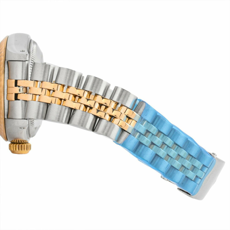 勞力士 Datejust 69173，7 位，85 系列（1984 年製造），自動腕錶，香檳色錶盤，黃金不鏽鋼錶殼，女錶。-6