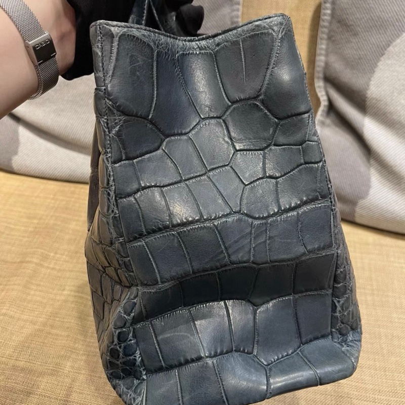 公价几十万港元🩷香奈儿 鳄鱼皮 托特包 11开 尺寸40*25 cm-1