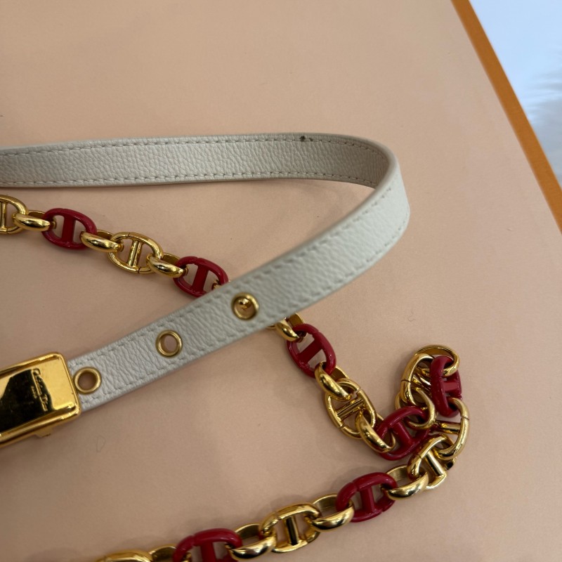 Dior 情人節限量款 caro白色愛心鏈條包 中號-20