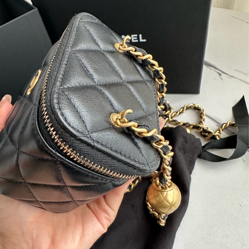 香奈兒金球款 迷你小化妝包-8