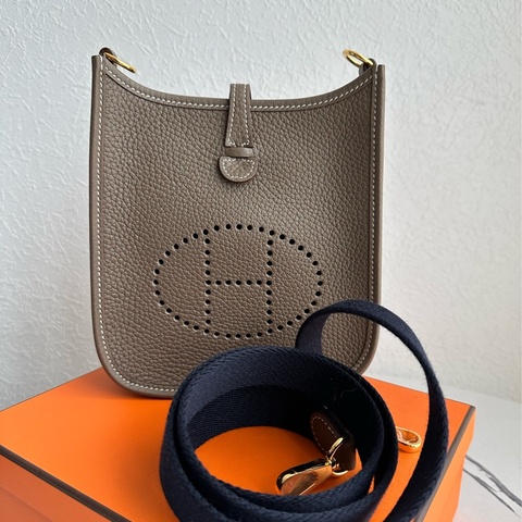 Hermes Evelyne mini 大象灰