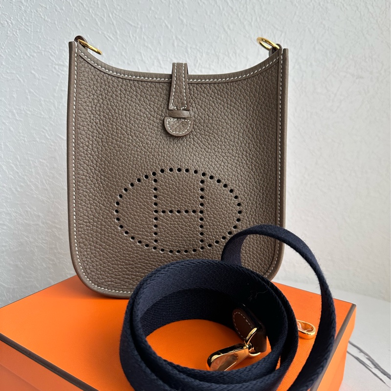 Hermes Evelyne mini 大象灰-0