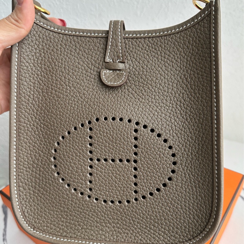 Hermes Evelyne mini 大象灰-1