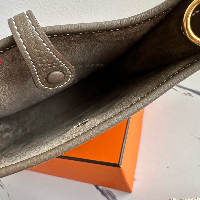 Hermes Evelyne mini 大象灰-7