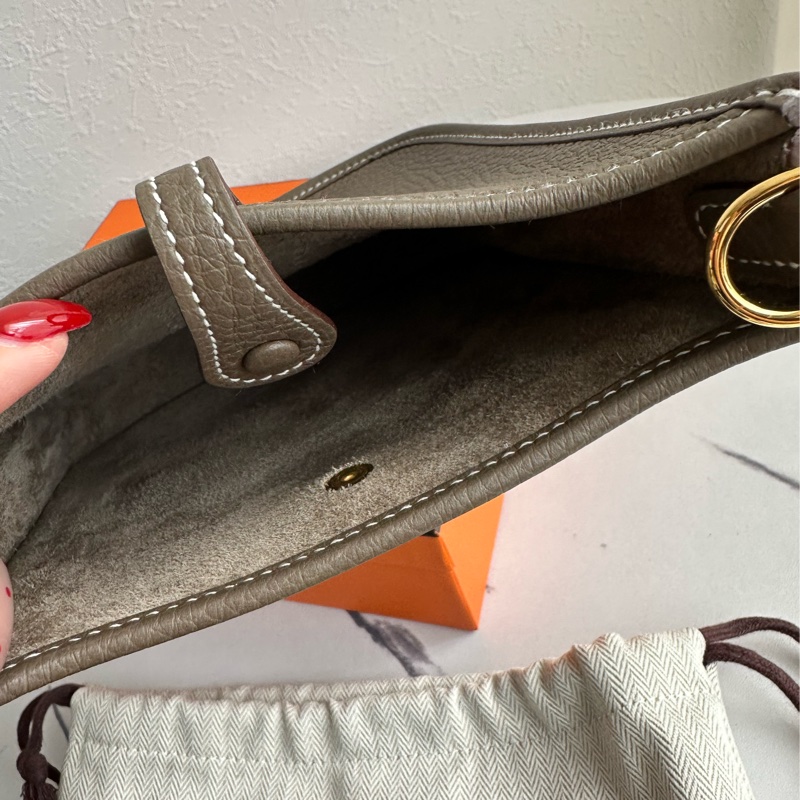 Hermes Evelyne mini 大象灰-8