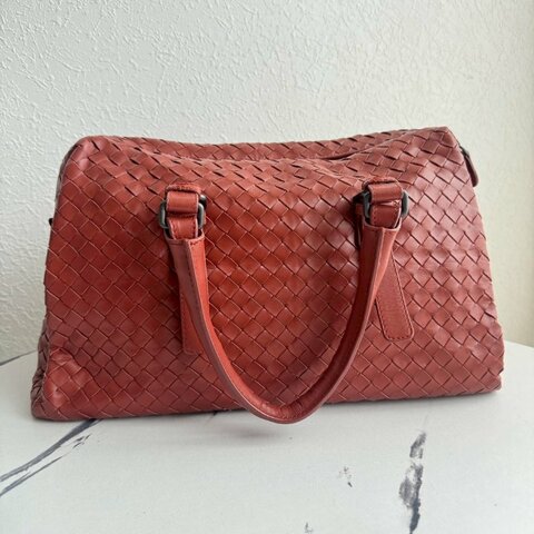 BV磚紅色手提旅行包