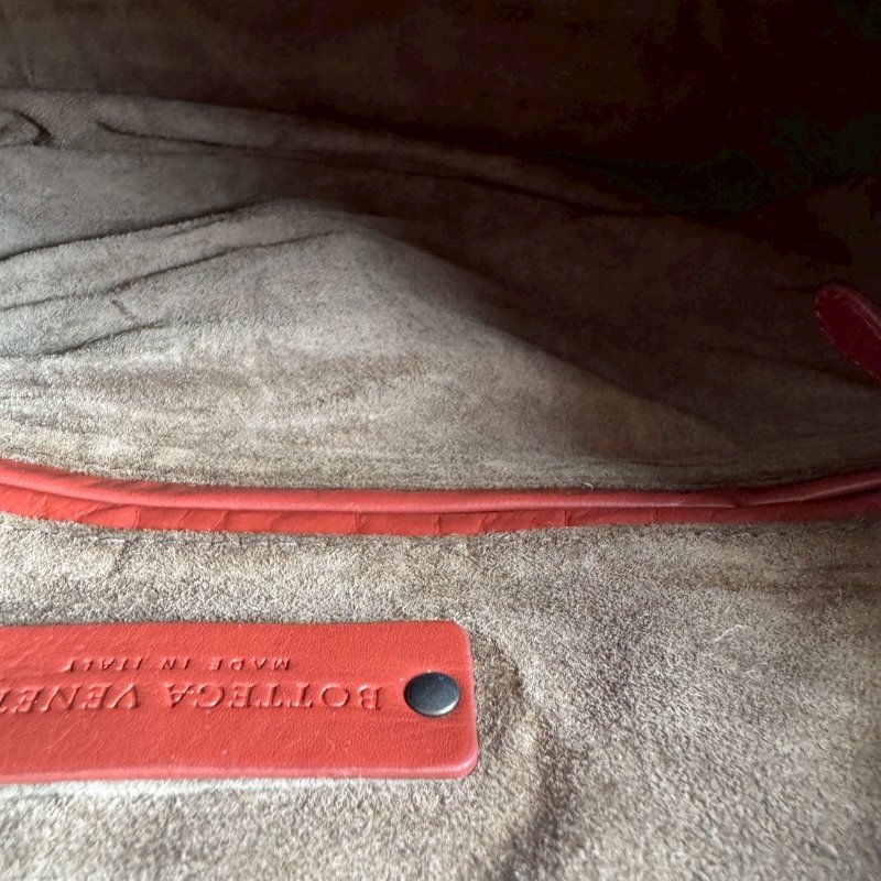 BV磚紅色手提旅行包-10