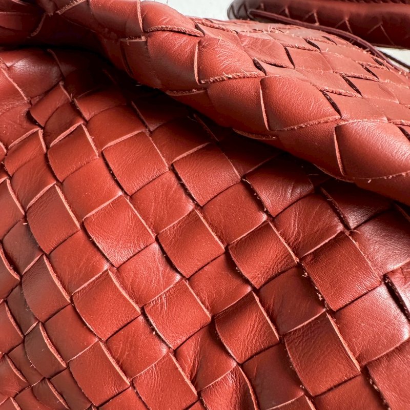 BV磚紅色手提旅行包-14