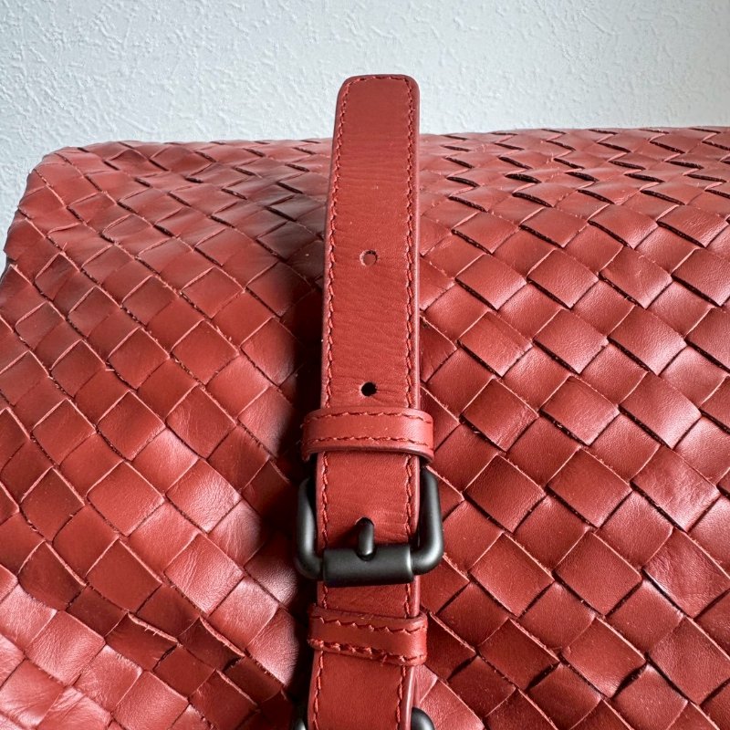 BV磚紅色手提旅行包-20