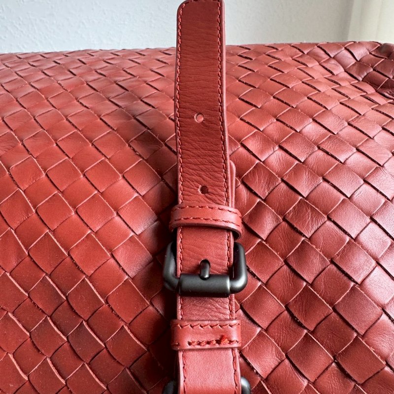 BV磚紅色手提旅行包-23