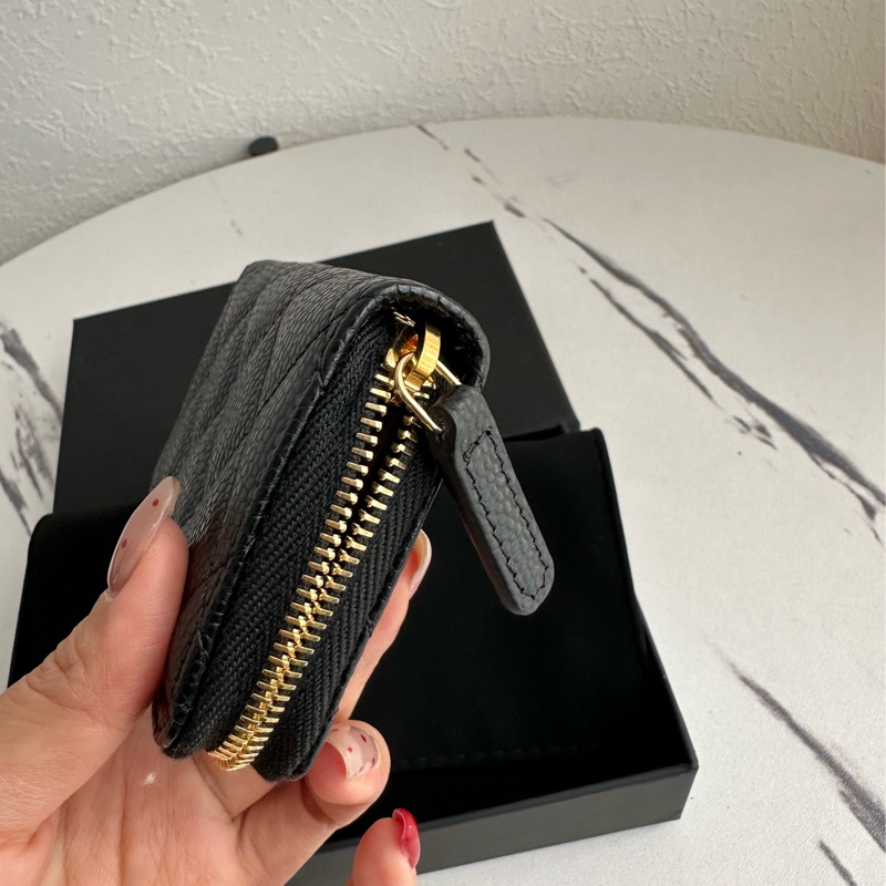 Chanel荔枝拉鍊零錢包。-14