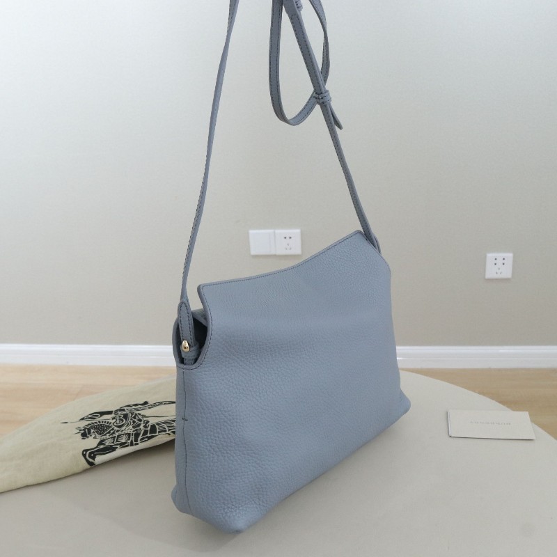 Burberry 藍色牛皮肩背包斜背包-1