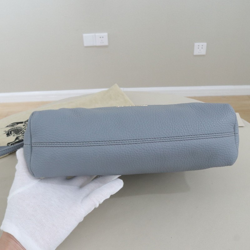 Burberry 藍色牛皮肩背包斜背包-2