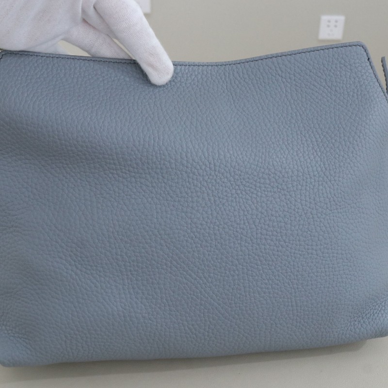 Burberry 藍色牛皮肩背包斜背包-6