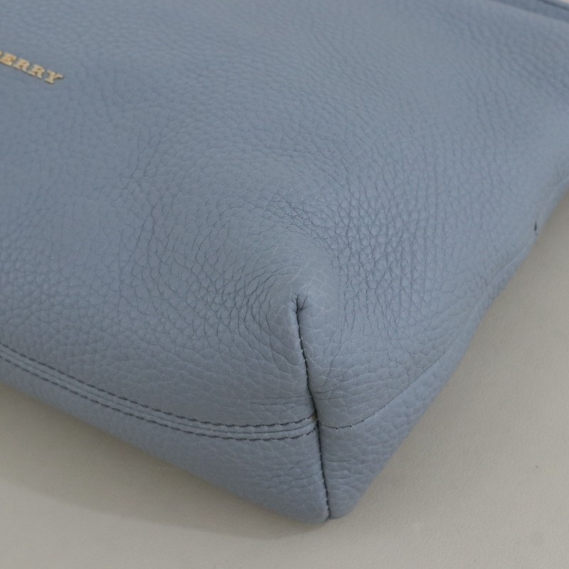 Burberry 藍色牛皮肩背包斜背包-7