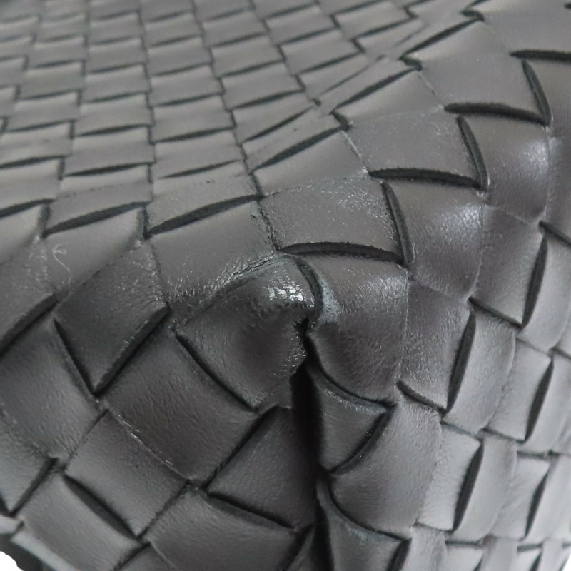 黑色 羊皮編織 Medium Andiamo 兩用包【BOTTEGA VENETA BV 寶緹嘉】 766016-12