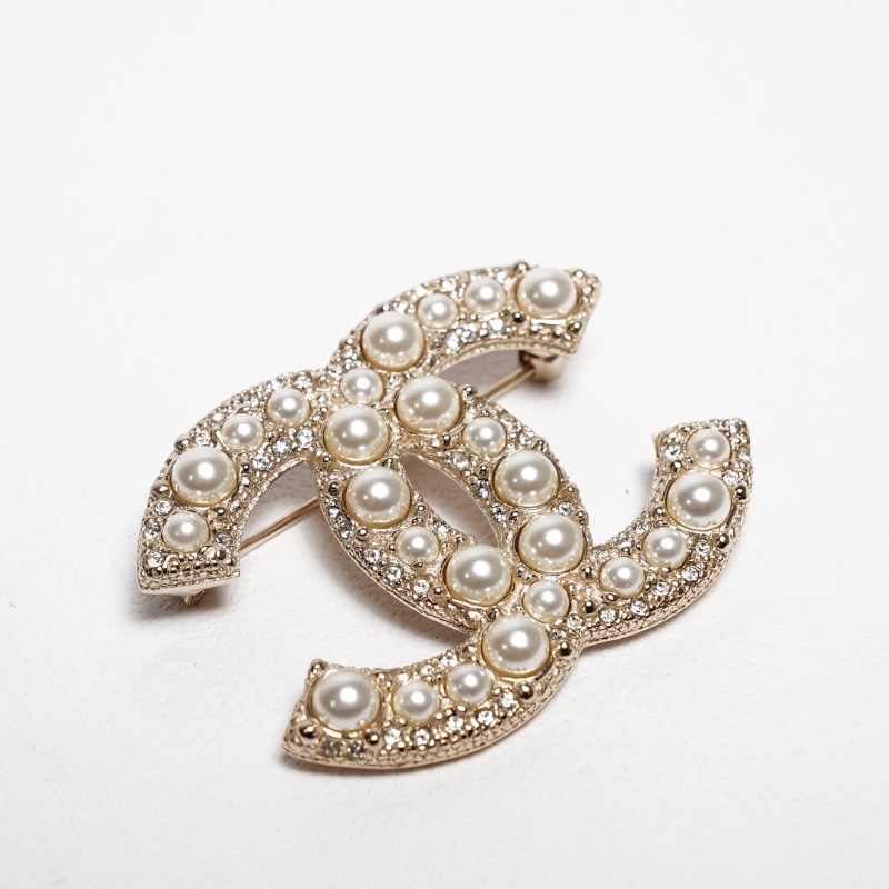 Chanel 珍珠鑽石胸針-3