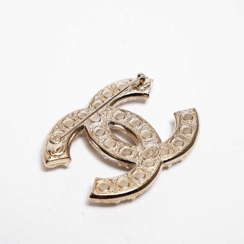 Chanel 珍珠鑽石胸針-4