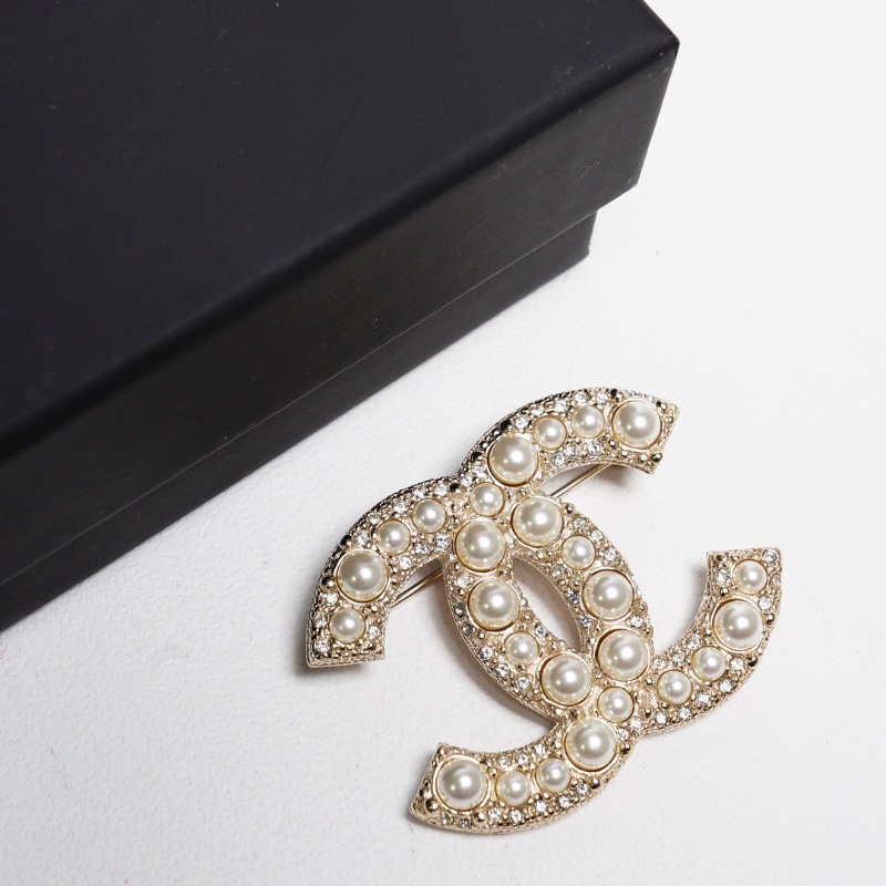 Chanel 珍珠鑽石胸針-7