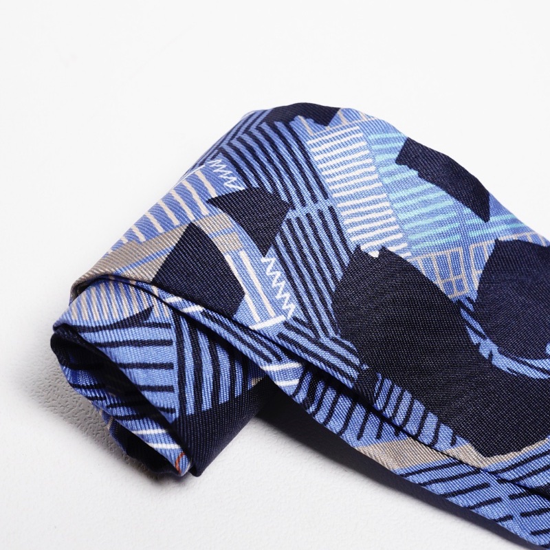 HERMES MARINE SILK CAVALCADOUR MORNING TWILLY-4