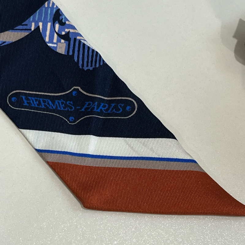 HERMES MARINE SILK CAVALCADOUR MORNING TWILLY-5