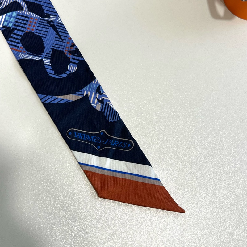 HERMES MARINE SILK CAVALCADOUR MORNING TWILLY-6