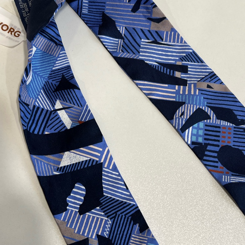 HERMES MARINE SILK CAVALCADOUR MORNING TWILLY-7