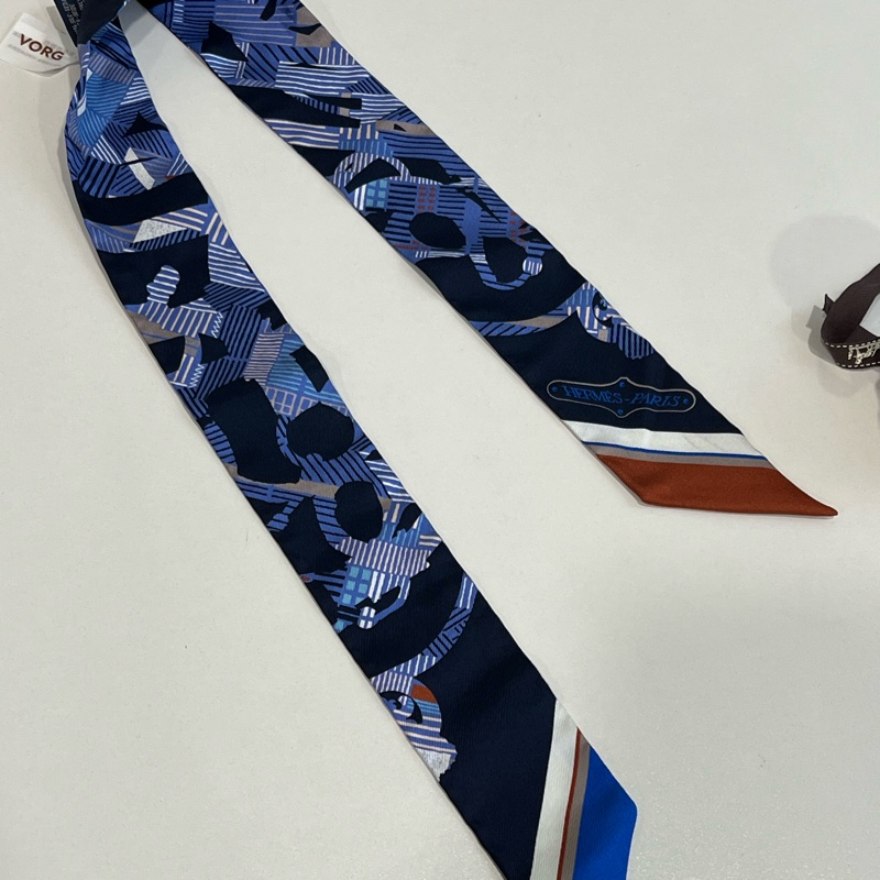 HERMES MARINE SILK CAVALCADOUR MORNING TWILLY-9