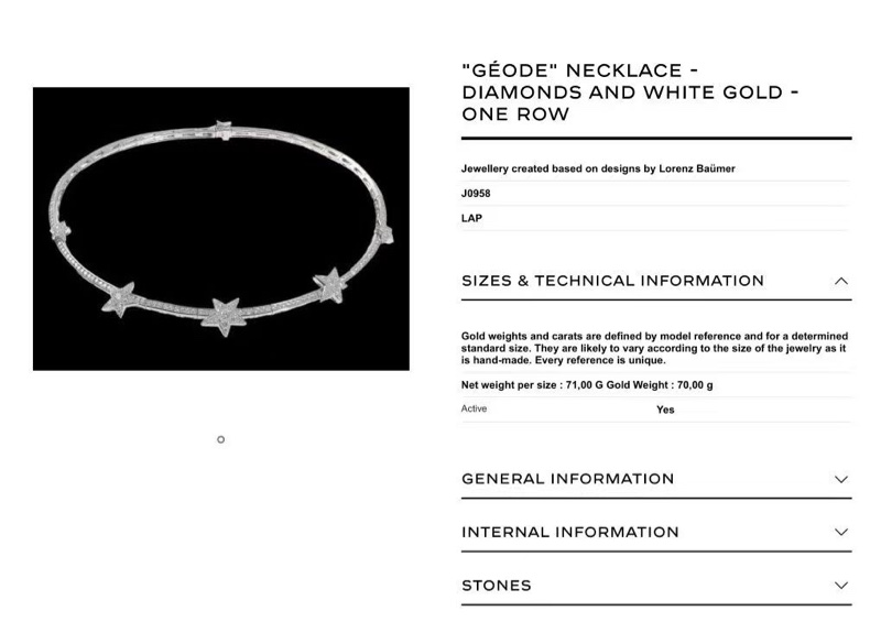 Chanel香奈兒GÉODE” NECKLACE 高級珠寶 彗星系列,絕版頸鏈-6