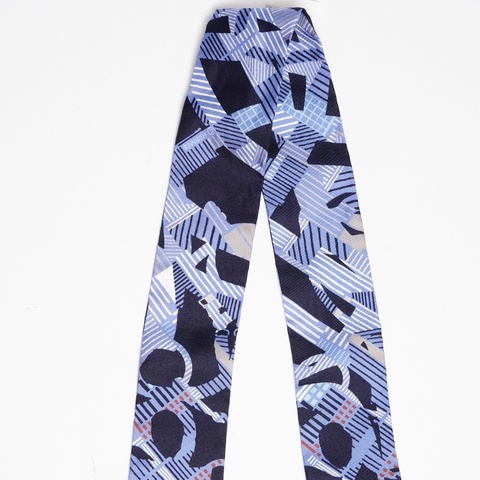 HERMES MARINE SILK CAVALCADOUR MORNING TWILLY