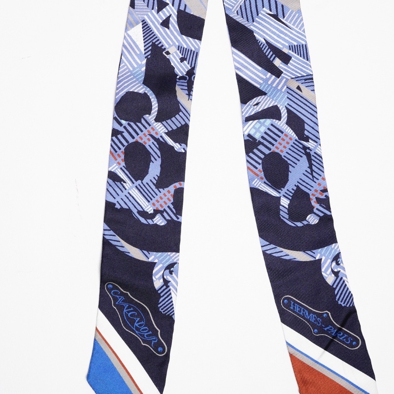 HERMES MARINE SILK CAVALCADOUR MORNING TWILLY-1
