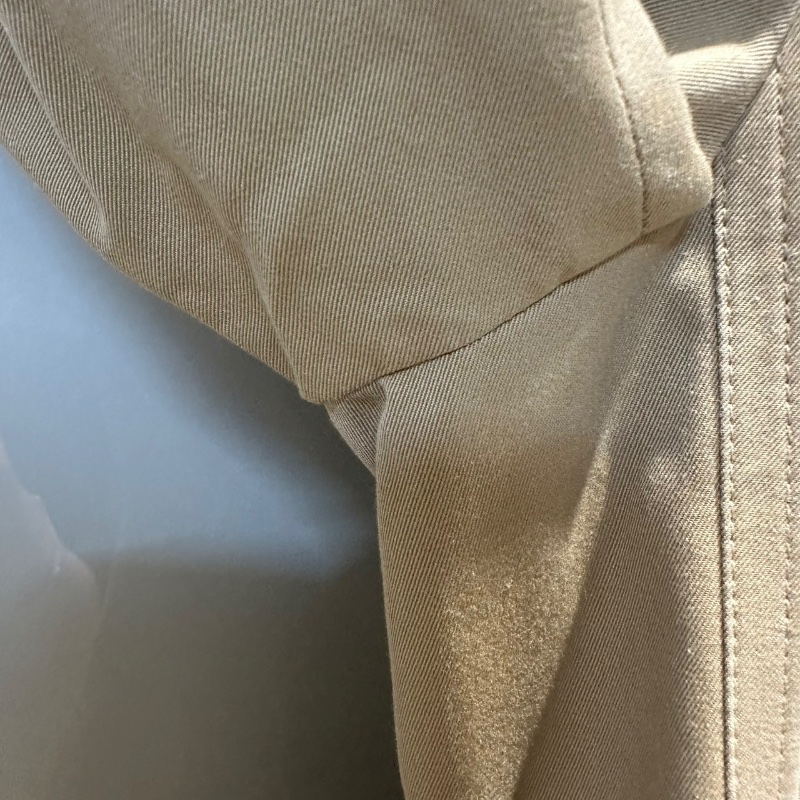 【美收精品】BURBERRY 茶色短版風衣外套 4-586-3