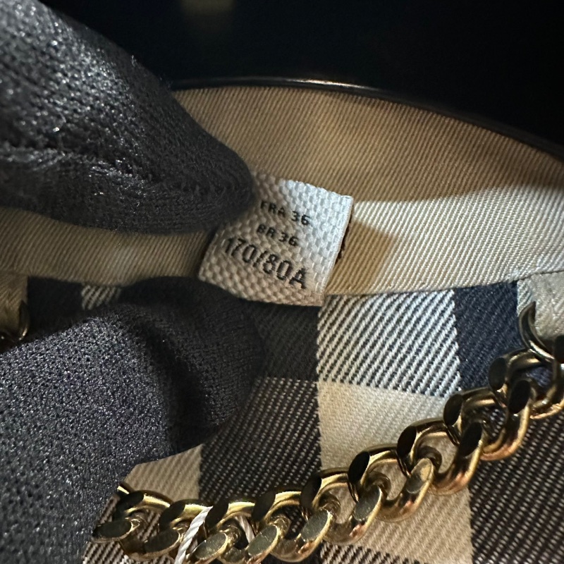 【美收精品】BURBERRY 茶色短版風衣外套 4-586-5