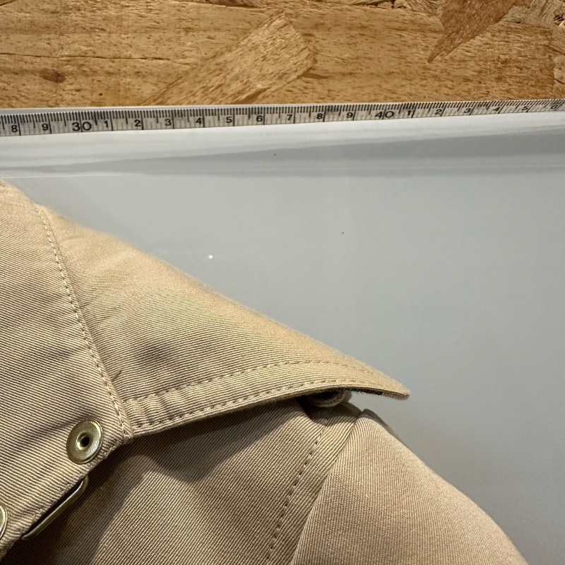 【美收精品】BURBERRY 茶色短版風衣外套 4-586-11