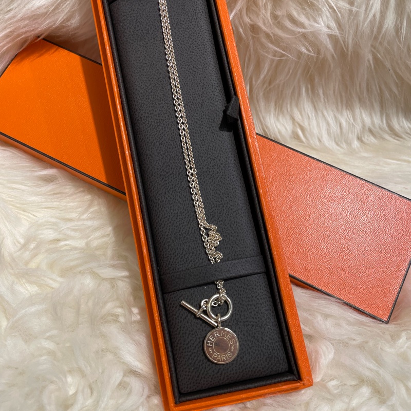 Hermès 925 頸鏈-0
