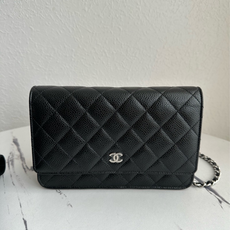 Chanel woc 荔枝黑色～～～～ 很好看-0
