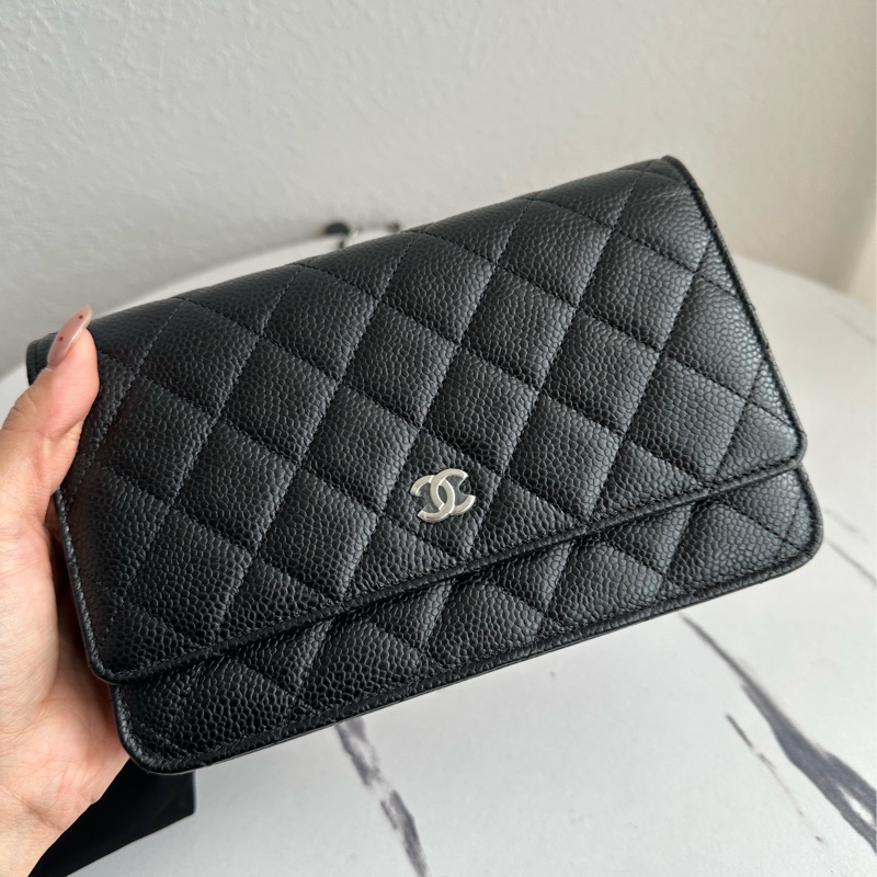 Chanel woc 荔枝黑色～～～～ 很好看-1