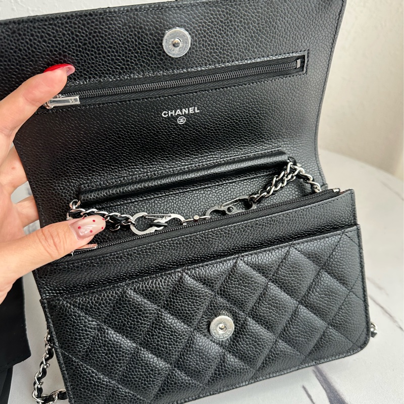 Chanel woc 荔枝黑色～～～～ 很好看-8