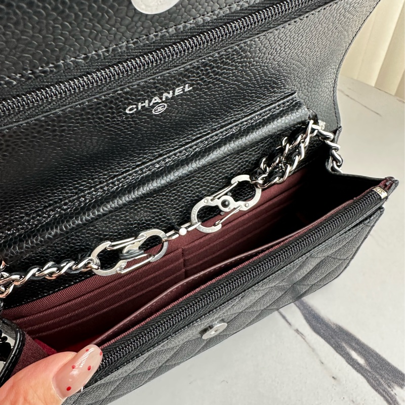 Chanel woc 荔枝黑色～～～～ 很好看-9