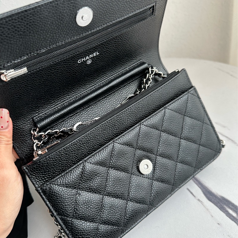 Chanel woc 荔枝黑色～～～～ 很好看-10