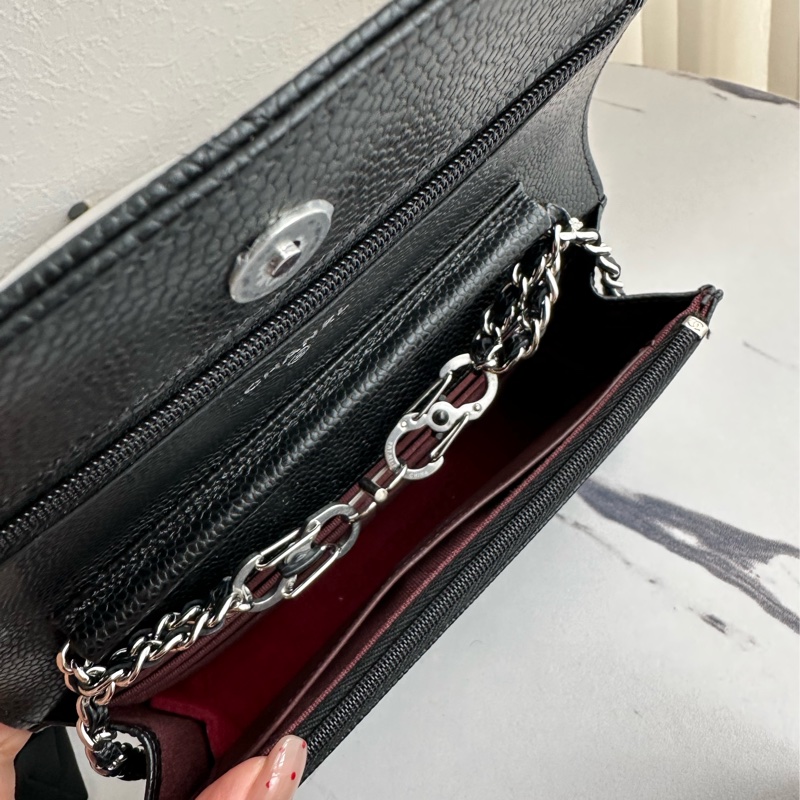Chanel woc 荔枝黑色～～～～ 很好看-11