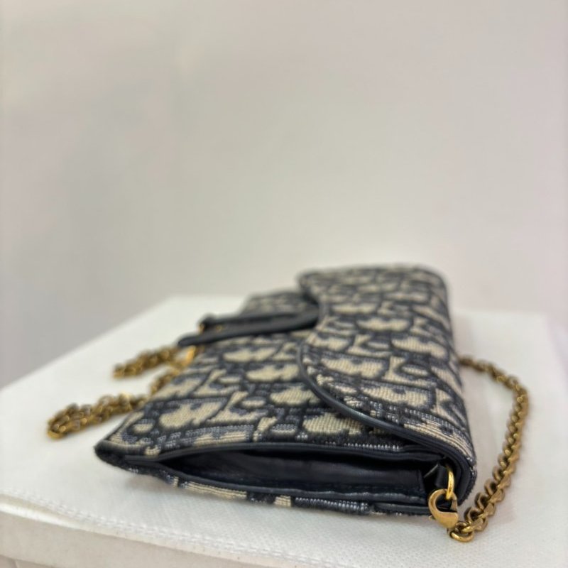 DIOR Saddle 緹花布馬鞍WOC-1