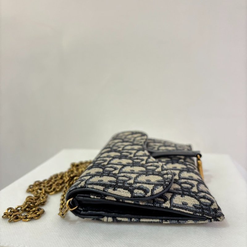 DIOR Saddle 緹花布馬鞍WOC-2