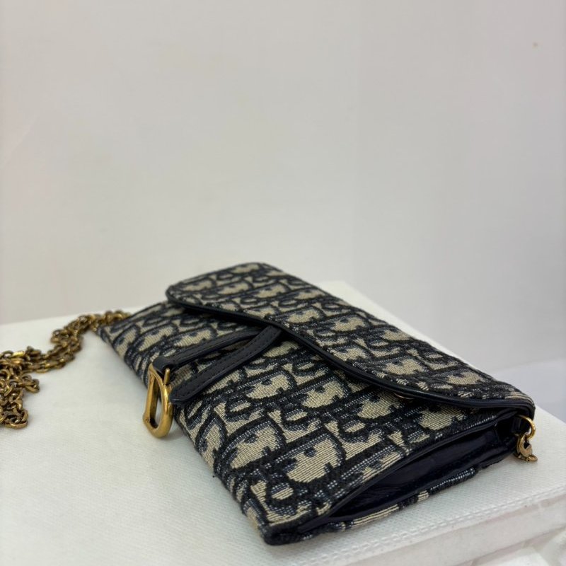 DIOR Saddle 緹花布馬鞍WOC-4