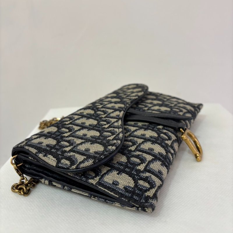 DIOR Saddle 緹花布馬鞍WOC-5