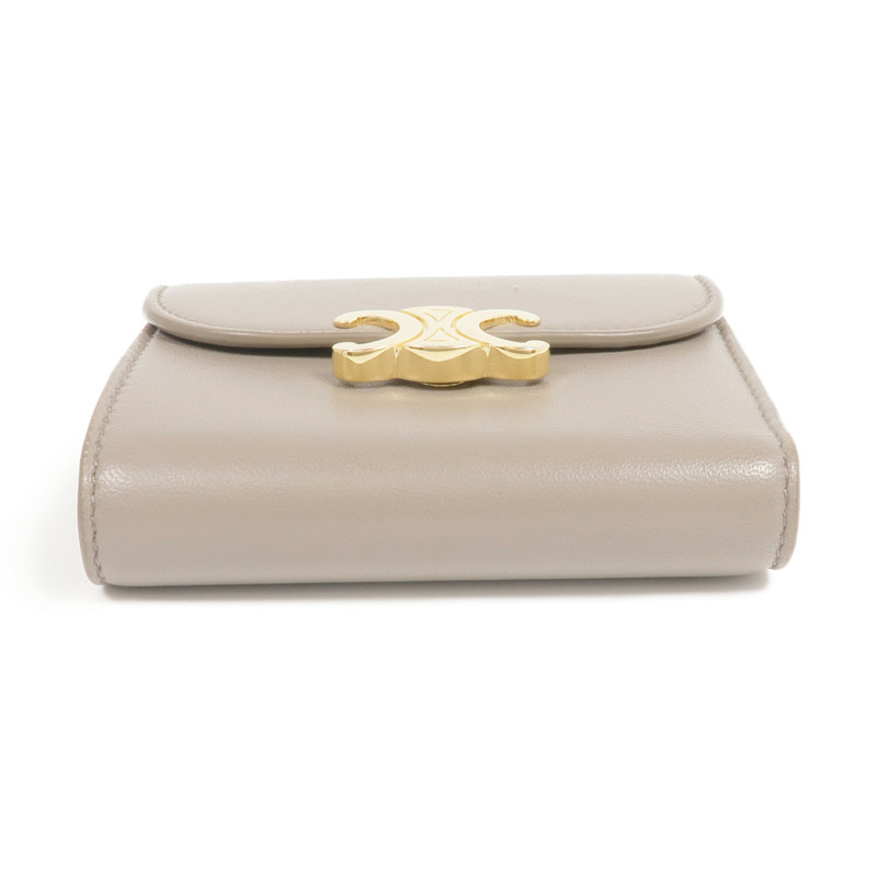 CELINE 牛皮皮革Wallet金扣錢包-6