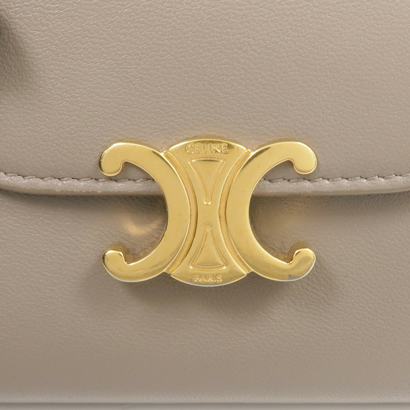 CELINE 牛皮皮革Wallet金扣錢包-11