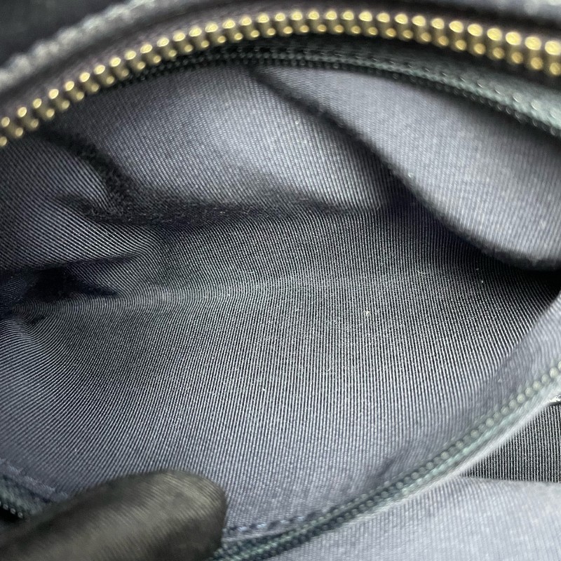 Chanel 毛呢編織流浪包 小號 玫粉色拼色-12